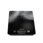 Kitchen Scale Digital Scale Bench Scale, 7000g / 1g, black / white (household goods)