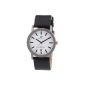 Timepiece Men's Watch XL Titanium Leather Strap Analog Quartz Leather TPGT-50221-11L (clock)