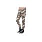 Ladies Army hip stretch Treggings Leggings Jeans in camouflage patterns (Textiles)