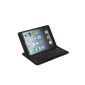 Tera® Protective Case with QWERTY keyboard (Bluetooth 3.0 generation) iPad mini - CHOX color: black and white (Electronics)
