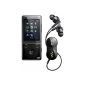 Sony NWZS774BTB Bluetooth MP3 player 8GB incl. Aluminum case black (Electronics)