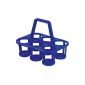 Bottle carriers / holders for 6 bottles, plastic, assorted (1 piece) (household goods)