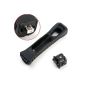 MotionPlus Adapter + Silicone Sleeve for Wii Remote Controller Black (Video Game)