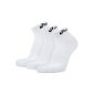 Asics 3PPK Ped Sock Real White sock (Clothing)