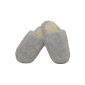 SamWo, Sheepwool wellness slippers / slippers unisex, soft non-slip sole, 100% wool, size: 35-48 (Textiles)