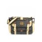 ELEPHANT bag handbag Messenger bag KAMPEN waxed nylon // BLACK (Luggage)