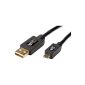 AmazonBasics USB 2.0 Cable A Male to Micro B 0.9m (Personal Computers)