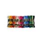 BOXCUTE Lot 36 Son of skeins Multicolored For Embroidery Cross Stitch Knitting Brazilians Bracelets (Kitchen)