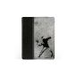 Banksy Flower Thrower High quality PU leather imitation cover, protective cover Hardcover Flip Case for Apple® iPad 2/3 of 4 and iPad + comes with FREE clear screen protector from Banksy (Personal Computers)
