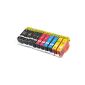 10 Cartridges with Chip compatible Canon PGI-520 CLI-521 (Office supplies & stationery)
