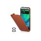 Goodstyle UltraSlim Case Leather Case for HTC One M8 cognac, (Wireless Phone Accessory)