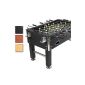 Table football - with cup holders - chrome effect - 140 x 78 x 87.8 cm - VARIOUS COLORS (Toy)