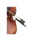 new 4/4 Carbon violin bow violin bow Carbon bow for violin violin with Parisian eye and ebony frog (Electronics)