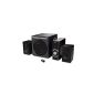EDIFIER C3 2.1 speaker system (46 watts) with infrared remote control (electronics)