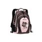 BESTWAY school backpack backpack satchel Brown / Pink (Luggage)