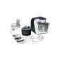 Bosch food processor MUM52110 Styline / 700 watts / stainless steel mixing bowl / food processor / kneading hook metal / agitation / whisk (household goods)