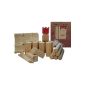 KUBB Original Color, the original from Sweden, Premium quality rubber tree (Toys)
