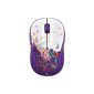 Logitech M325 wireless mouse, purple and white (accessory)
