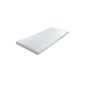 Memory 6 Breckle Visco Topper ventilation channels 6 cm visco core washable overall height 7 cm - size 90x200 (household goods)