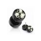 CULT PIERCING - Fakeplugs Fake Plug Tunnel Piercing Studs Earring Skulls (jewelry)