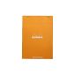 Rhodia 18558C DotPad Block, DIN A4, Dot Grid, 21 x 29.7 cm, 80 sheets, orange (Office supplies & stationery)