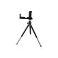 Goliton® tripod stand Mount Holder for Camera and Cell Phone - Black (Electronics)
