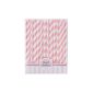 talking-tables talking tables straws striped (30 pieces) Pink, 20cm (household goods)