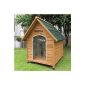 Imperial Kennels - Sussex Wood Middle sized dog kennel with Removable Floor Cleaning For A Easy B (Others)