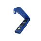 igadgitz PU Leather Case Protective Skin Case Cover hinged in blue for Apple iPod Nano 5G 5.Gen generation (with video camera) 8GB, 16GB + removable carabiner (Accessories)