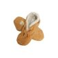 Brubaker man and woman slipper, suede shoes - Inside in pure virgin wool - Tan - Size: EURO 35-52 (Clothing)