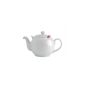 London Teapot Teapot Company Chatford for 10 cups with red filters, white (household goods)