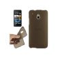 Rocina TPU Case Cover frosted brown for HTC One Mini M4 (Accessories)