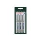Mitsubishi 148 197 - rollerball pen uni-ball eye UB-157, thickness: 0.4 mm, 5 pieces, blue (Office supplies & stationery)