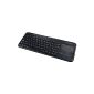 Logitech Wireless Desktop K400 wireless QWERTY keyboard for PC furniture, media center and HTPC Black (Personal Computers)