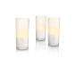 PHILIPS myLightAccent, Candlelight CandleLights White 3 set at 6W, bulbs included, 3 flame 6910860PH (household goods)
