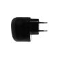 mumbi Universal USB Power Supply 220V black 1000mAh charger 5V 1A 100-240 volts (Electronics)