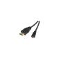 Action price Amazon Kindle Fire HD HDMI Micro (Type D) Cable - HDMI Micro (Type D) 1.5 Metre