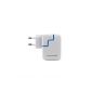 RAVPower® USB Wall Charger 2 ports, Multi universal adapter ports, EU plug, 17W / 3.4A, White (Electronics)