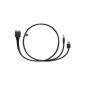 Kenwood KCA-iP22F AV connection cable for Apple iPod Direct, 1A-charge ready (Electronics)