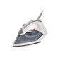 AEG steam iron Perfect DB 1350-1 / 2100 watts / 75g shot of steam / 0-30g constant steam / Scratch-resistant Inox stainless steel sole / anti-scale system / turamlin / white (household goods)