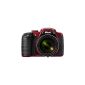 Nikon Coolpix P600 Digital Camera (16 Megapixel, 60x optical Mega Zoom with Super ED glass, 7.5 cm (3 inches) RGBW LCD monitor 5-axis image stabilization (VR), Dynamic Fine Zoom, Wi -Fi) Red (Electronics)