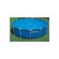 Intex 29024 tarp ref bubbles.  59952 pool round off floor ø 4.88 m (Garden)