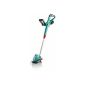 Bosch ART 23 LI cordless grass trimmer + 23 plastic knives + Plant protector + battery and charger (14.4V, 23 cm Ø, 2,3 kg) (tool)