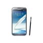 Samsung Galaxy Note II N7100 Smartphone 16GB (14 cm (5.5 inches) HD Super AMOLED touch screen, quad-core, 1.6GHz, 8-megapixel camera, Android 4.1) titanium-gray