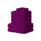 Towel / Bari 2x 4x 30x50 50x100 2x 70x140 terry purple
