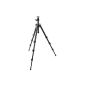 Manfrotto Tripod Photo alumnium 7303YB Kit Kit with 4 sections notches +/- 90 ° Transport bag (Electronics)