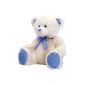 Original Keel Baby plush toy bear pink, blue or beige, cuddly Teddy sitting about 15 cm (toys)