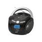 AEG SR 4348 Radio CD-RW Bluetooth, FM radio PLL, USB (Black) (Electronics)