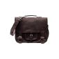 Vintage Leather Satchel - INDUS '- Retro bag leather satchel slung over laptop vintage PAUL MARIUS Size L (Shoes)