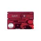 Victorinox Jelly Swiss Card Lite Red (Sports)